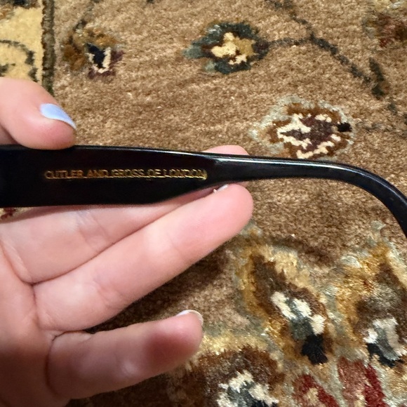 Vintage cutler and gross Sunglasses with alligator.